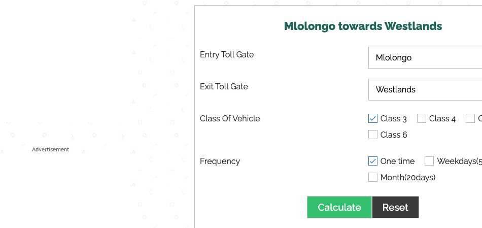 expressway toll calculator