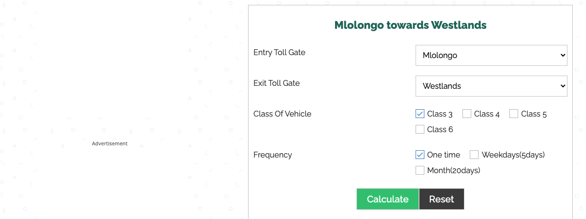 expressway toll calculator