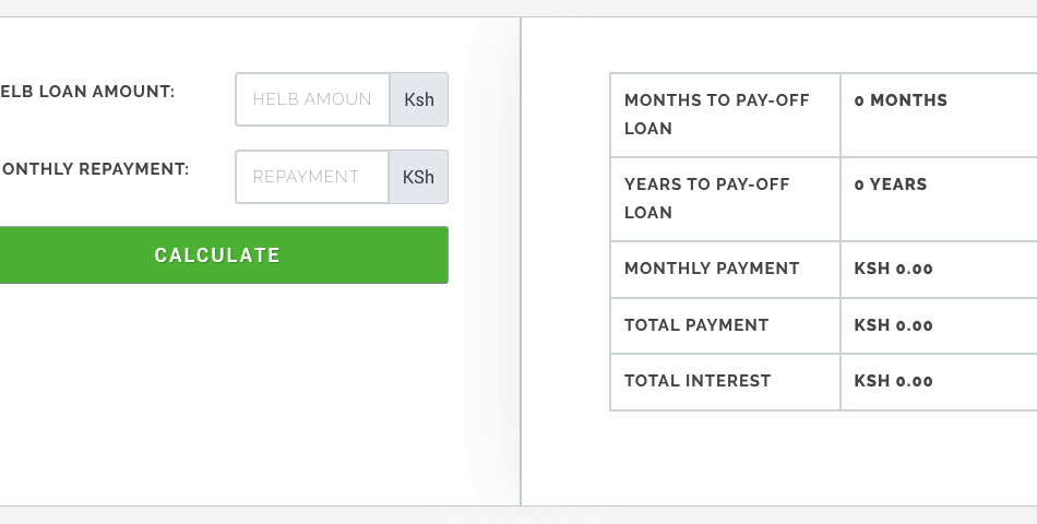 helb loan calculator