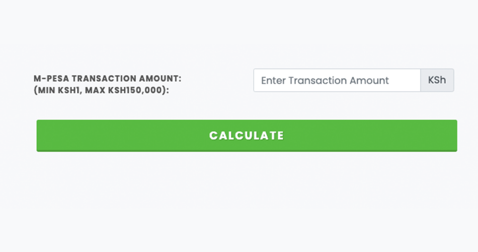 mpesa calculator