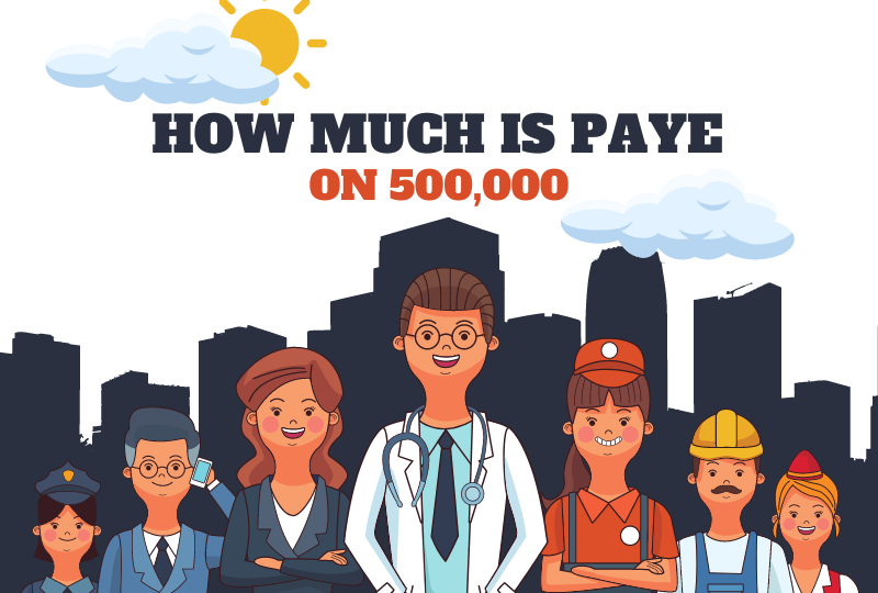 How to calculate PAYE for Ksh500,000 salary in Kenya